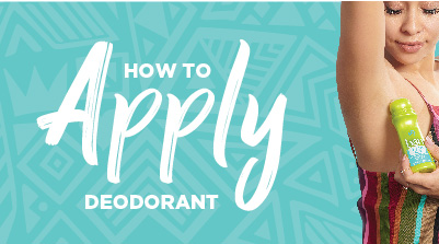 to Apply Tips Your Deodorant More Effective | Ban